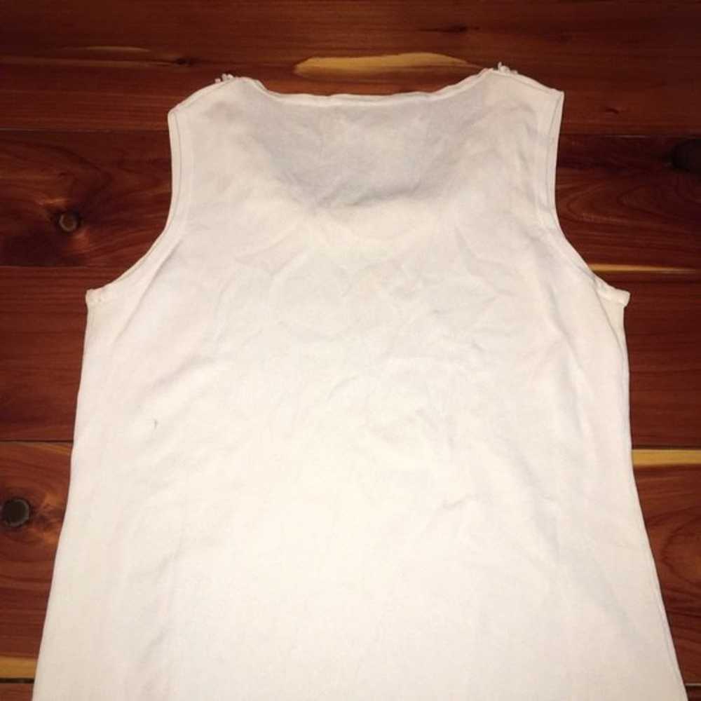 Vintage Ladies Shell and Stone Tank Top - image 6