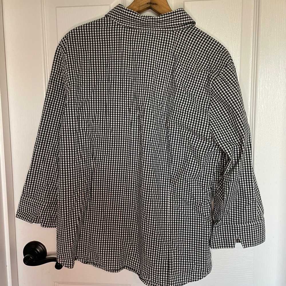 Vintage Real Comfort Gingham Button Down Shirt - image 4