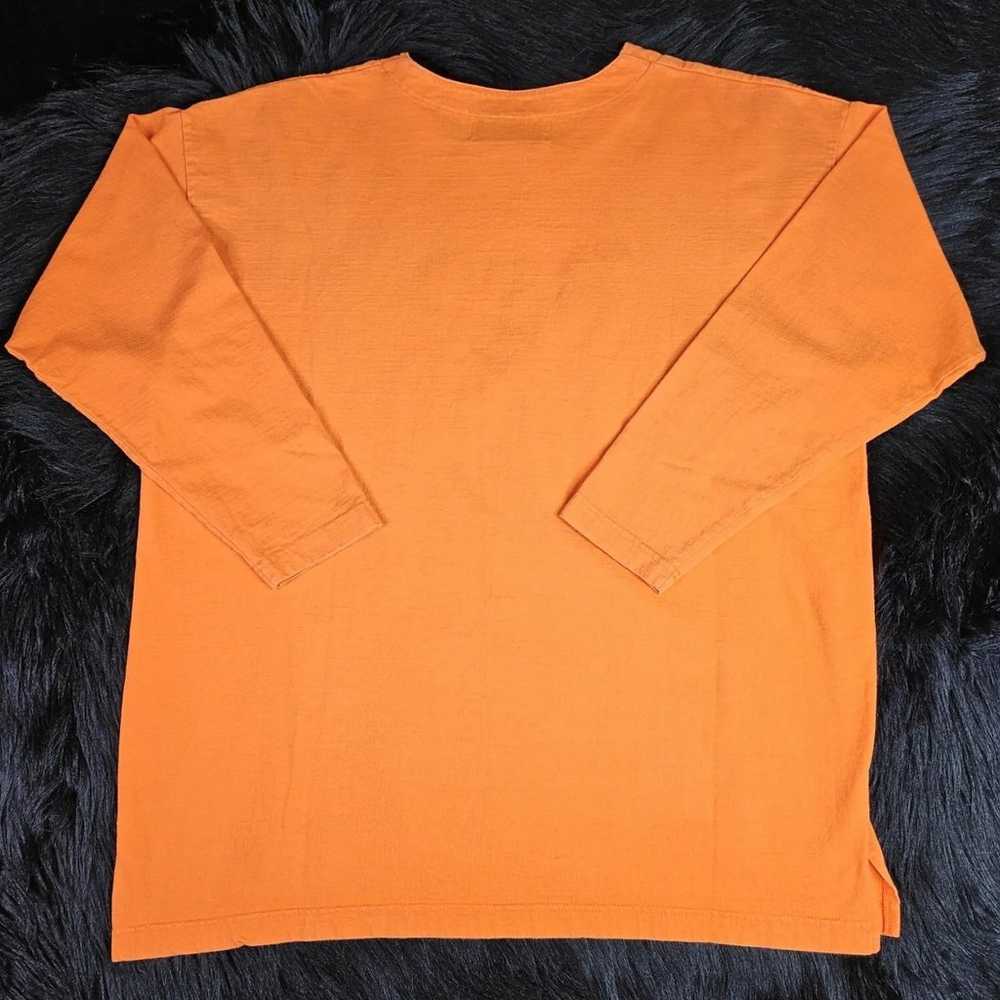 Vintage Malarkey Halloween Boo Orange 3/4 Sleeve … - image 3