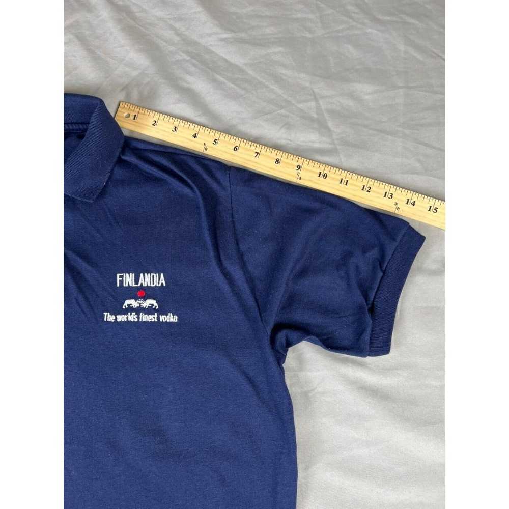 Vintage Finlandia Womens Blue Golf Polo The World… - image 7