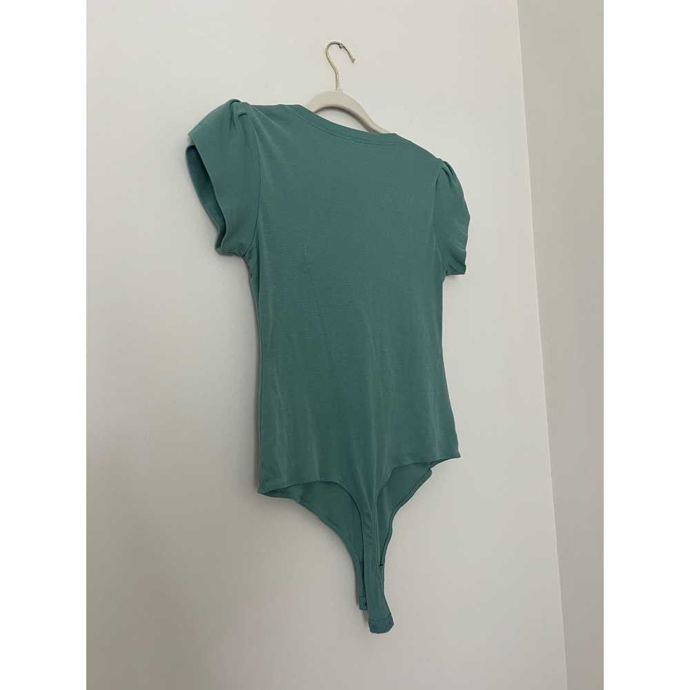 Free People Cascaoa Teal Henley Bodysuit - image 4