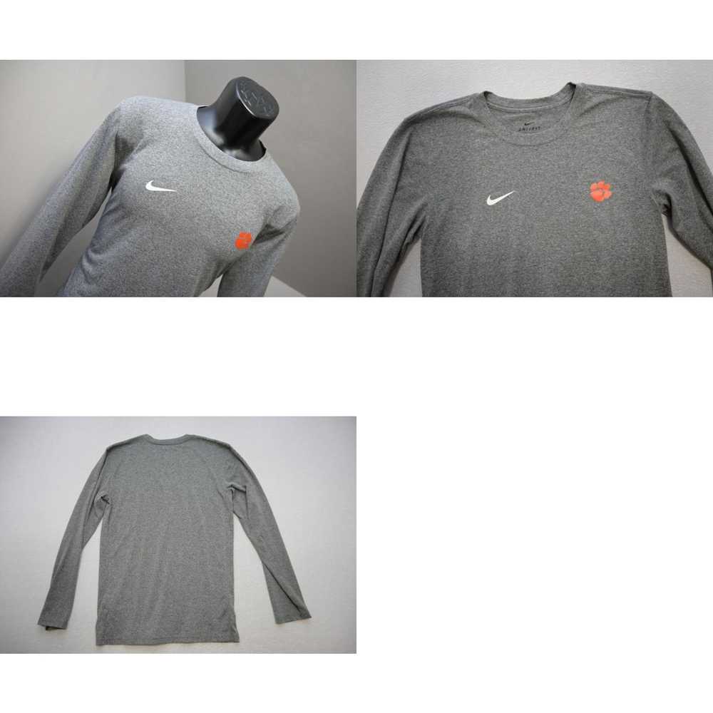 Nike Nike Gym Shirt Dri Fit Clemson Tigers Long S… - image 4