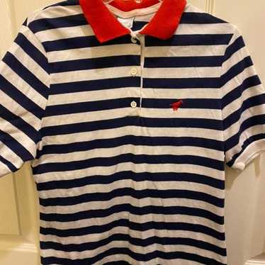 Vintage Wrangler Women’s Striped Polo Shirt - image 1