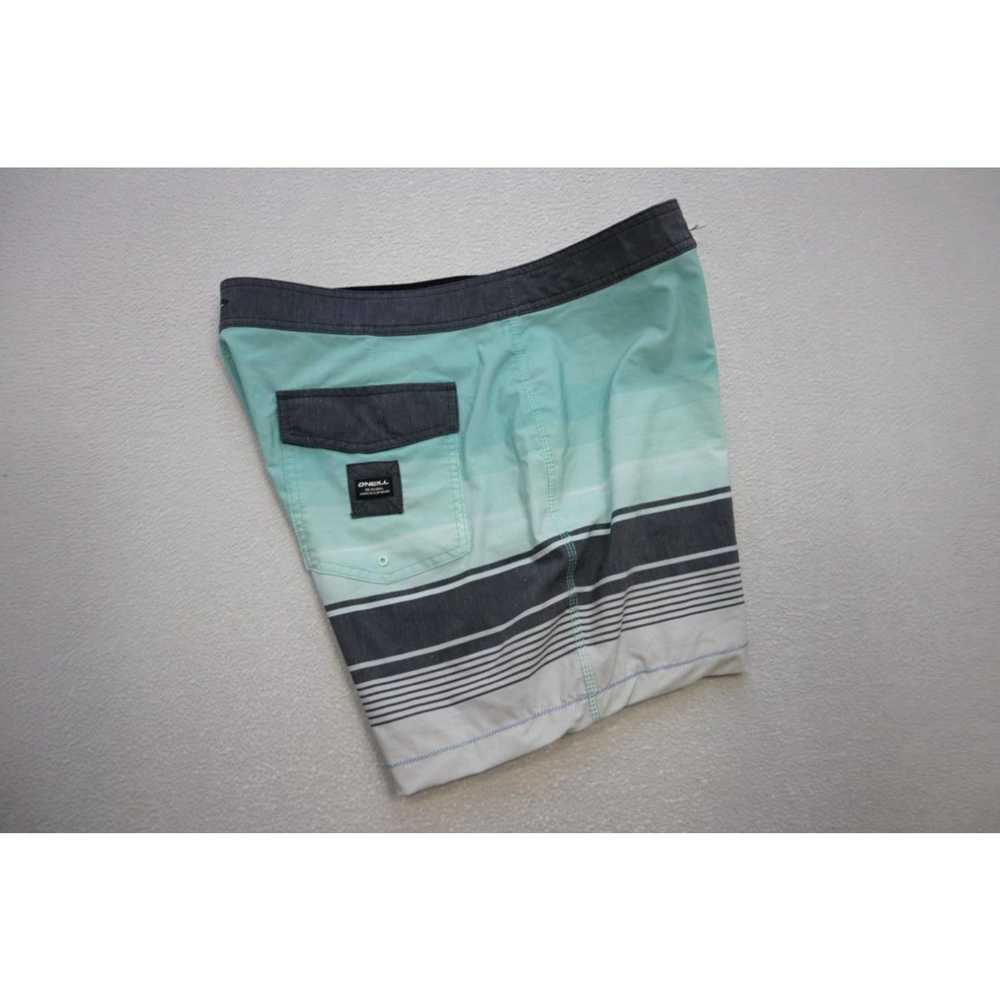 Vintage Oneill Board Shorts Striped Athletic Surf… - image 1