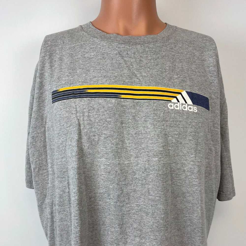 Adidas Vintage 90s Adidas T Shirt Mens Size XL Gr… - image 1