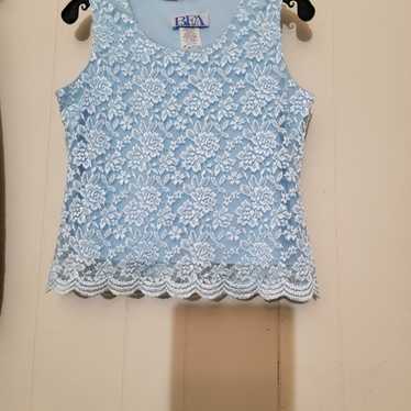 Vintage lace tank top - image 1