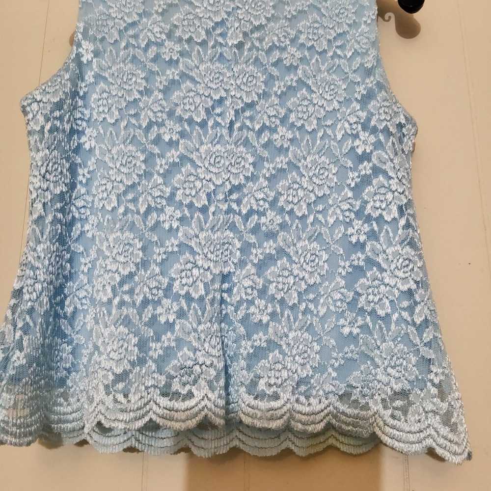 Vintage lace tank top - image 4