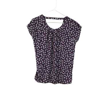 Loft Loft Womens Multicolor Short Sleeve Round Ne… - image 1