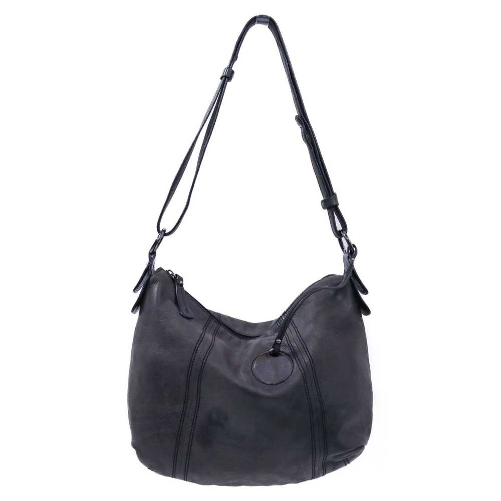 Vintage Lamarthe Paris Hobo Shoulder Bag Purse Bl… - image 3