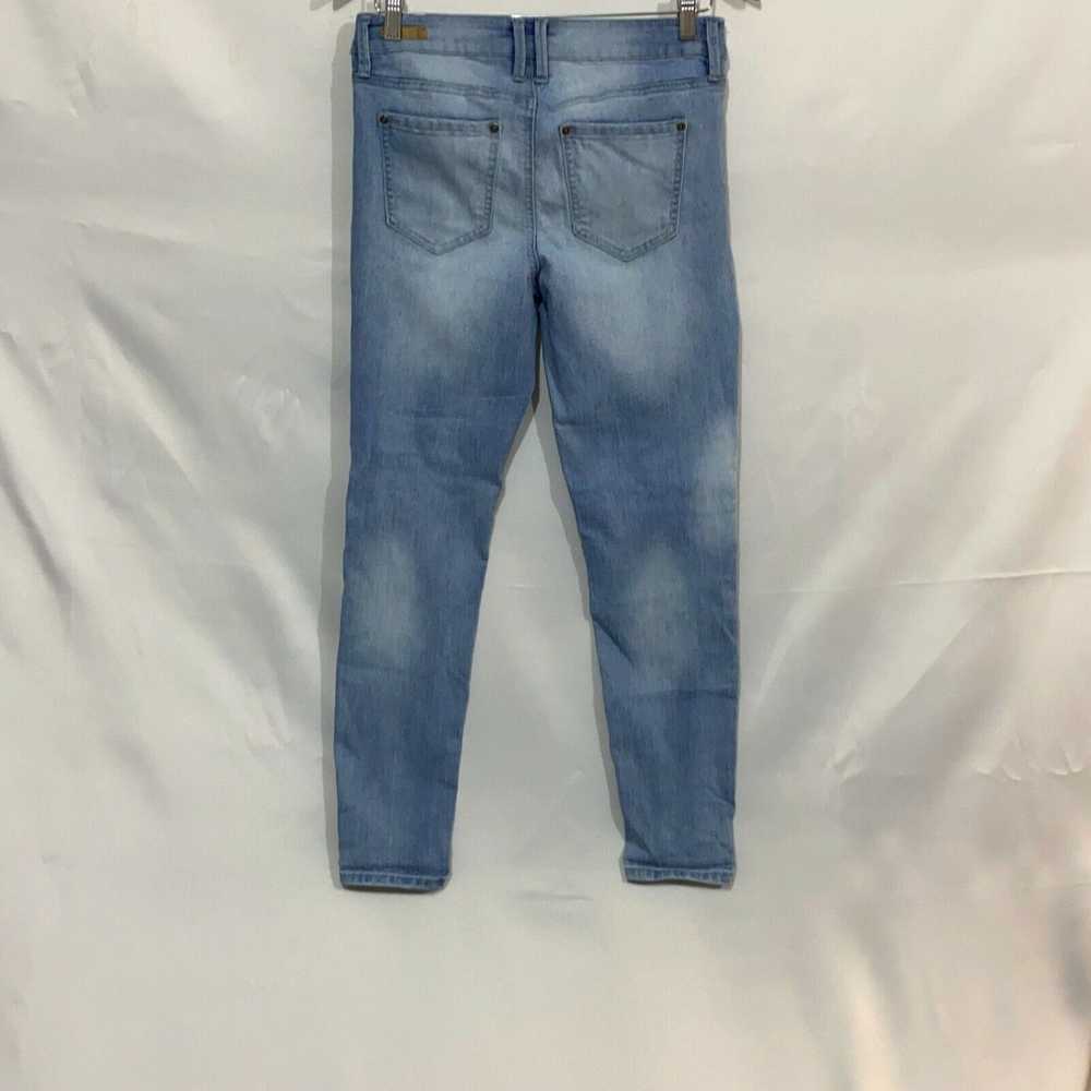 Vintage True Craft Womens Blue Distressed Slim Fi… - image 2