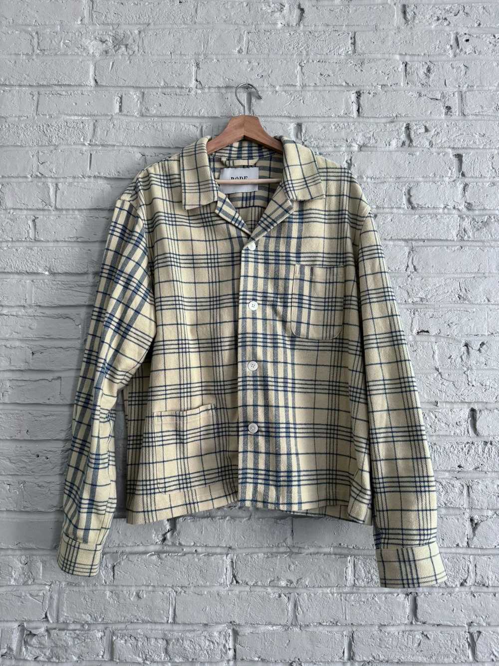 Bode BODE Plaid Wool Overshirt - image 1