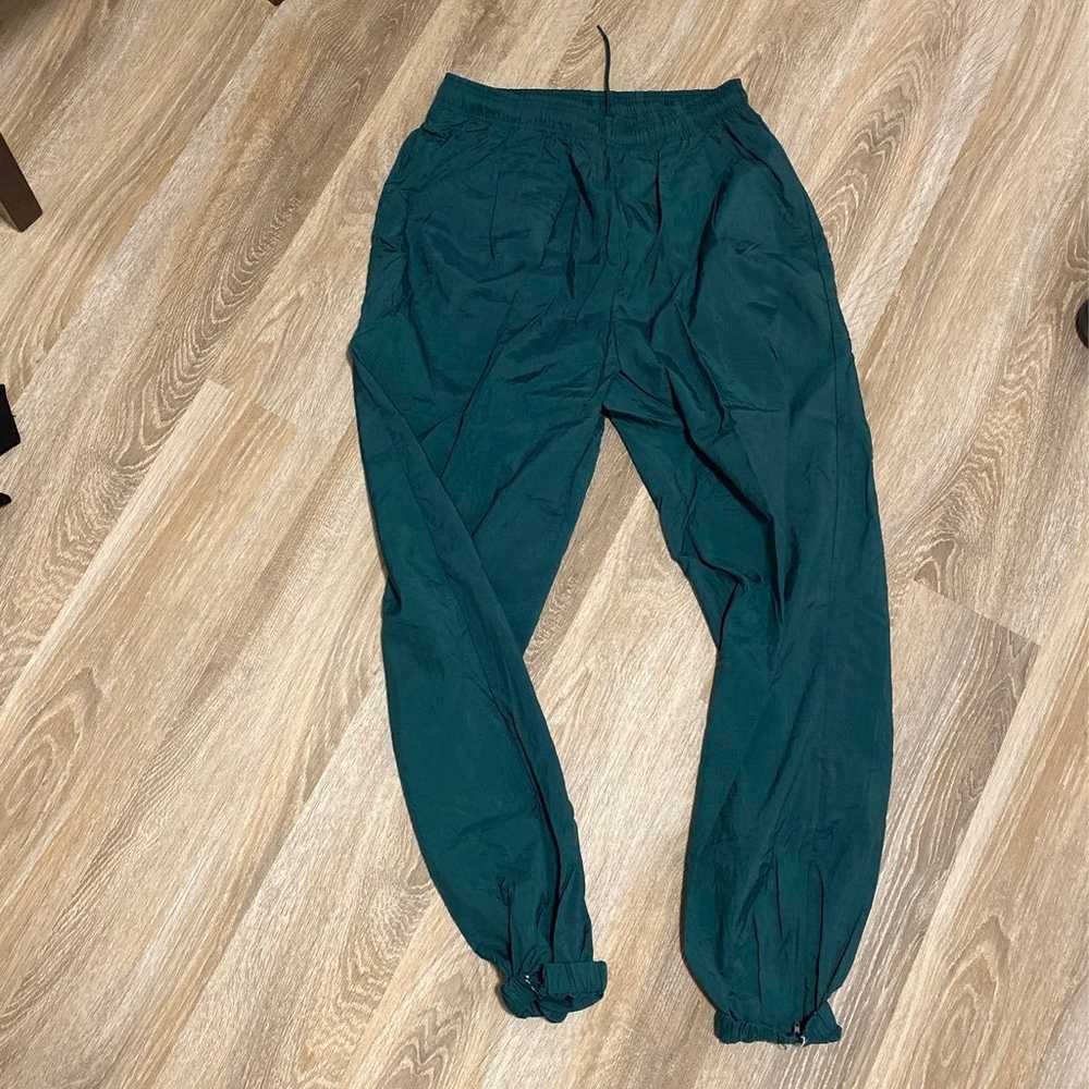 Vintage Nike dark green jogger sweatpant - image 1