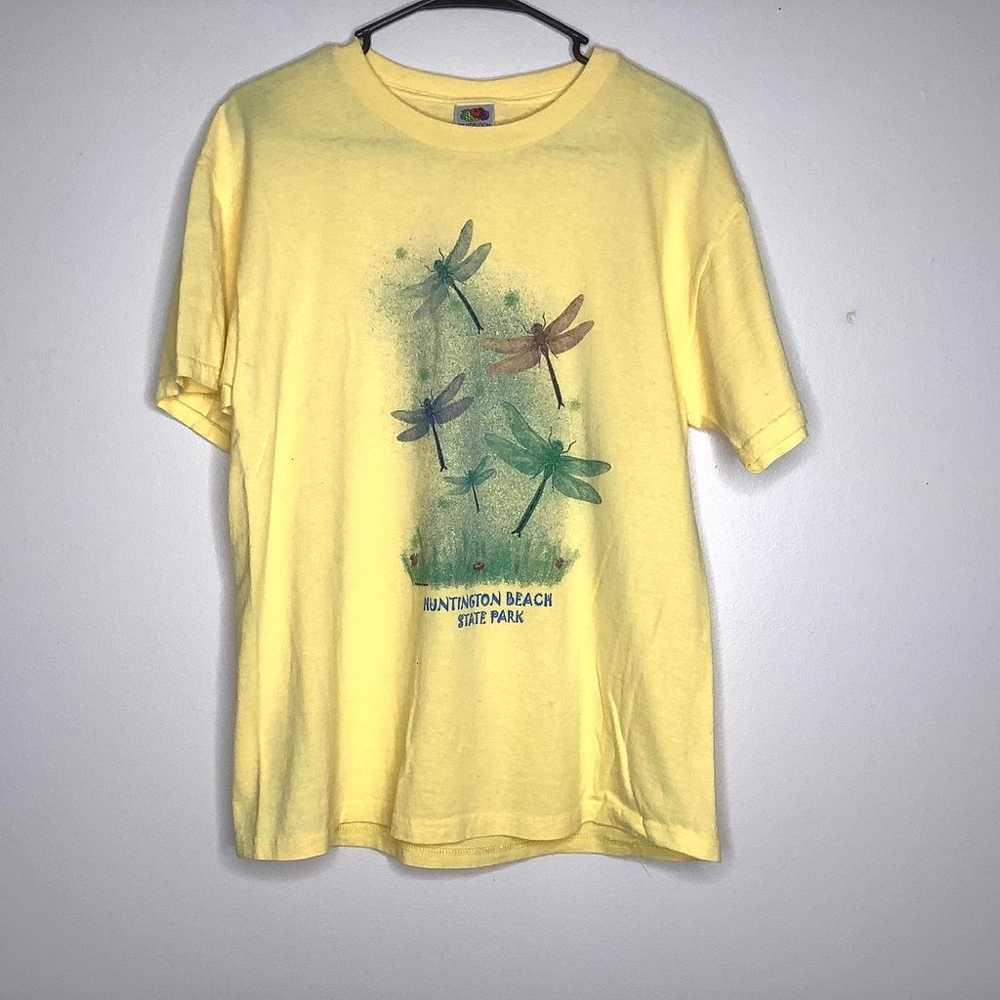 Vintage Huntington Beach State Park Tee Size Large - image 1