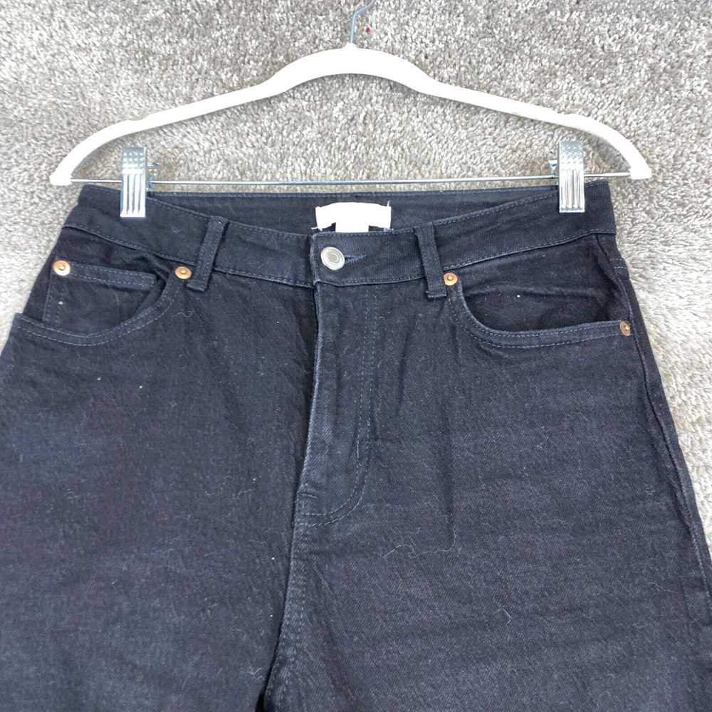 H&M H&M Straight Denim Jeans Women's Size 8 Black… - image 2