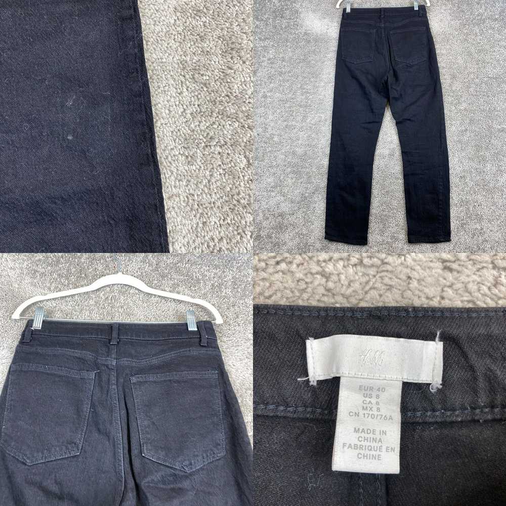 H&M H&M Straight Denim Jeans Women's Size 8 Black… - image 4