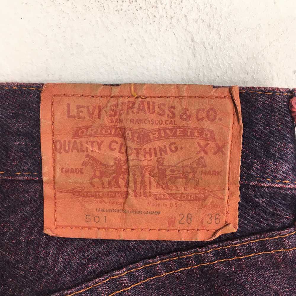 Jean × Levi's × Vintage Size 26x33 Vintage 80s Le… - image 12