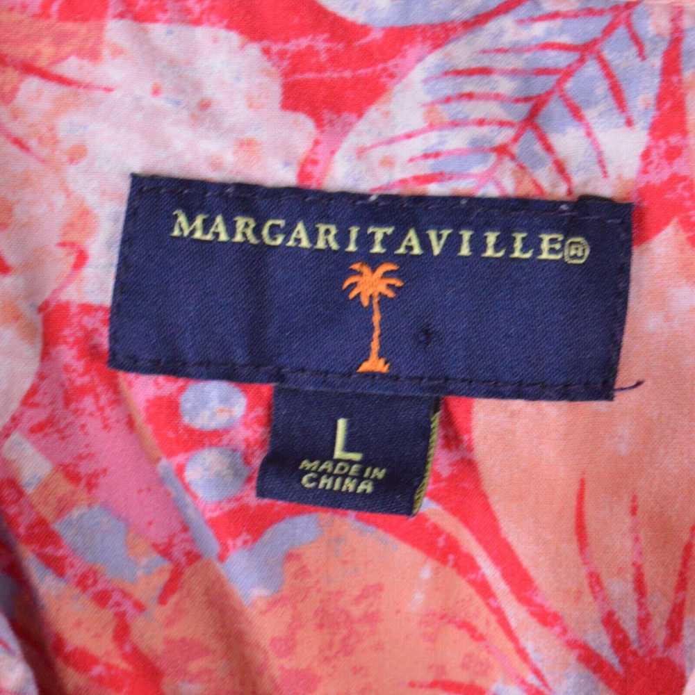 Other Margaritaville Mens Shirt Large Pink Blue F… - image 6