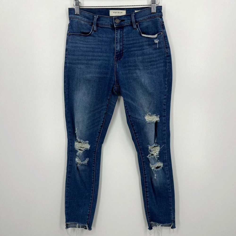 Pacsun Pacsun Jeans Women's 26 Blue High-Rise Ank… - image 1