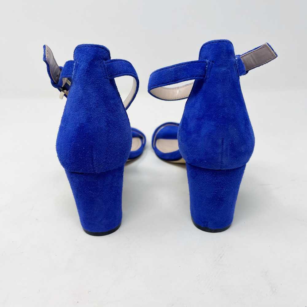 Nine West Size 6 Blue Suede Leather Pruce Ankle S… - image 10