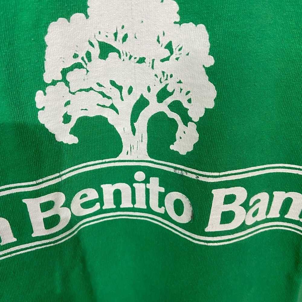 Vintage Fruit Of The Loom Green San Benito Bank S… - image 6