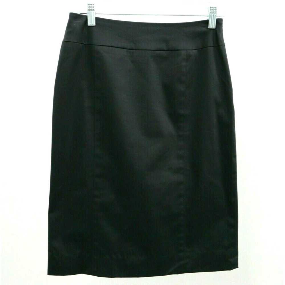 Vintage Lafayette 148 Pencil Skirt Womens 2 Black… - image 1