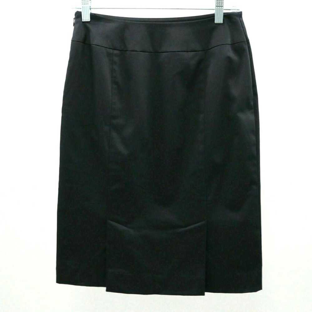 Vintage Lafayette 148 Pencil Skirt Womens 2 Black… - image 2