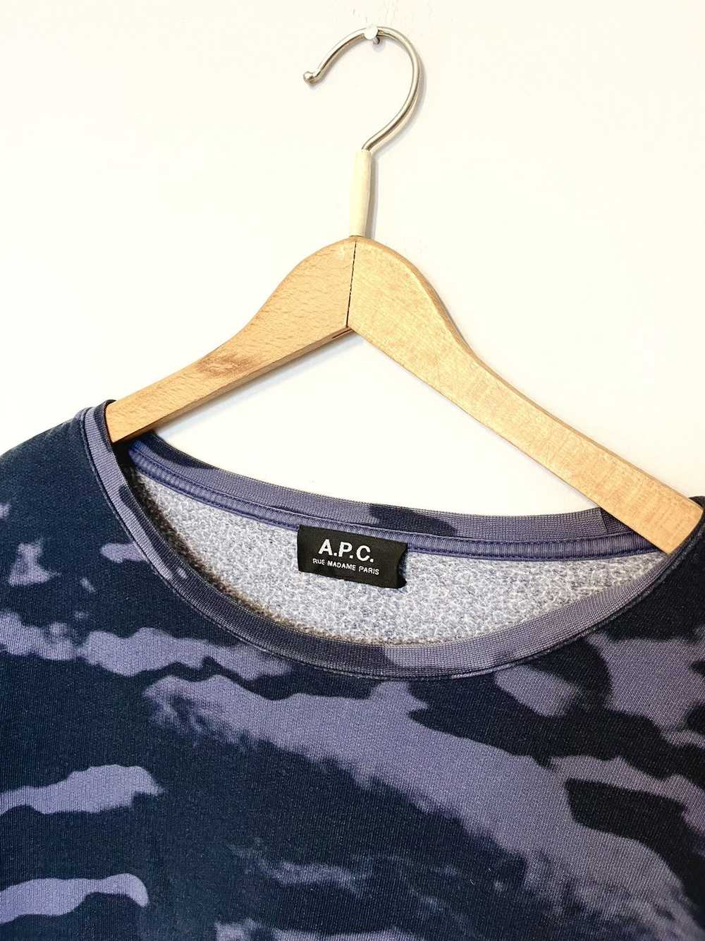 A.P.C. × Japanese Brand Blue APC sweater water/wa… - image 3