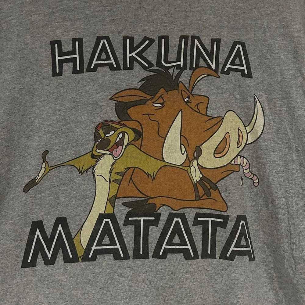 Disney Hakuna Matata Lion King Tee Shirt - image 2