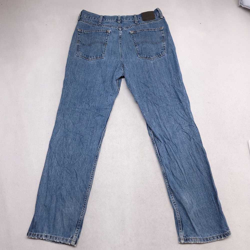 Lee Lee Straight Button Denim Jeans Mens Size 34x… - image 10