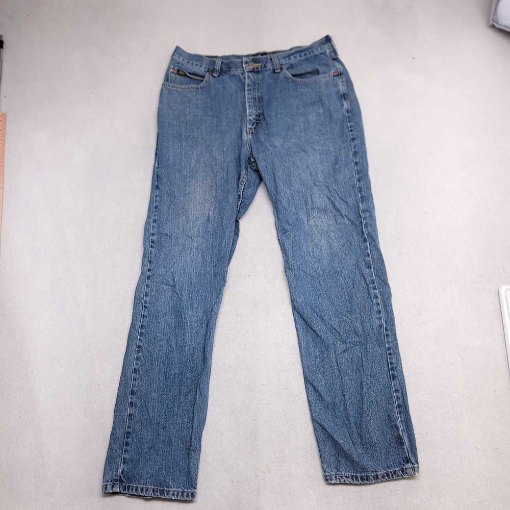 Lee Lee Straight Button Denim Jeans Mens Size 34x… - image 2