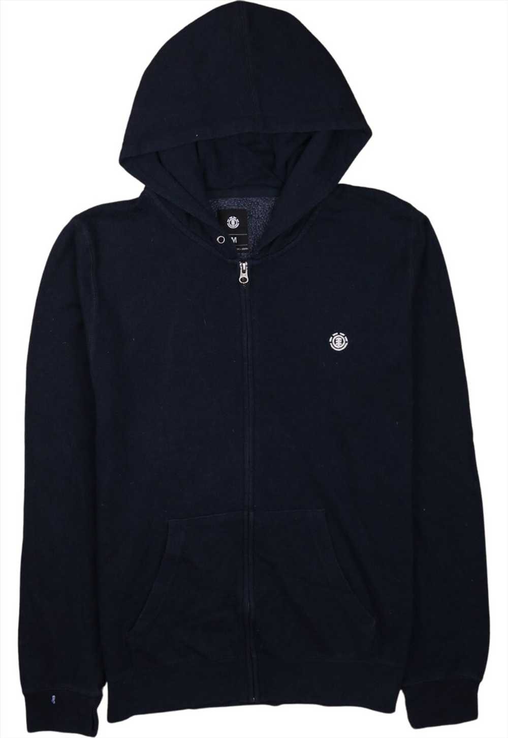 Vintage 90's Element Hoodie Full Zip Up Navy Blue… - image 1