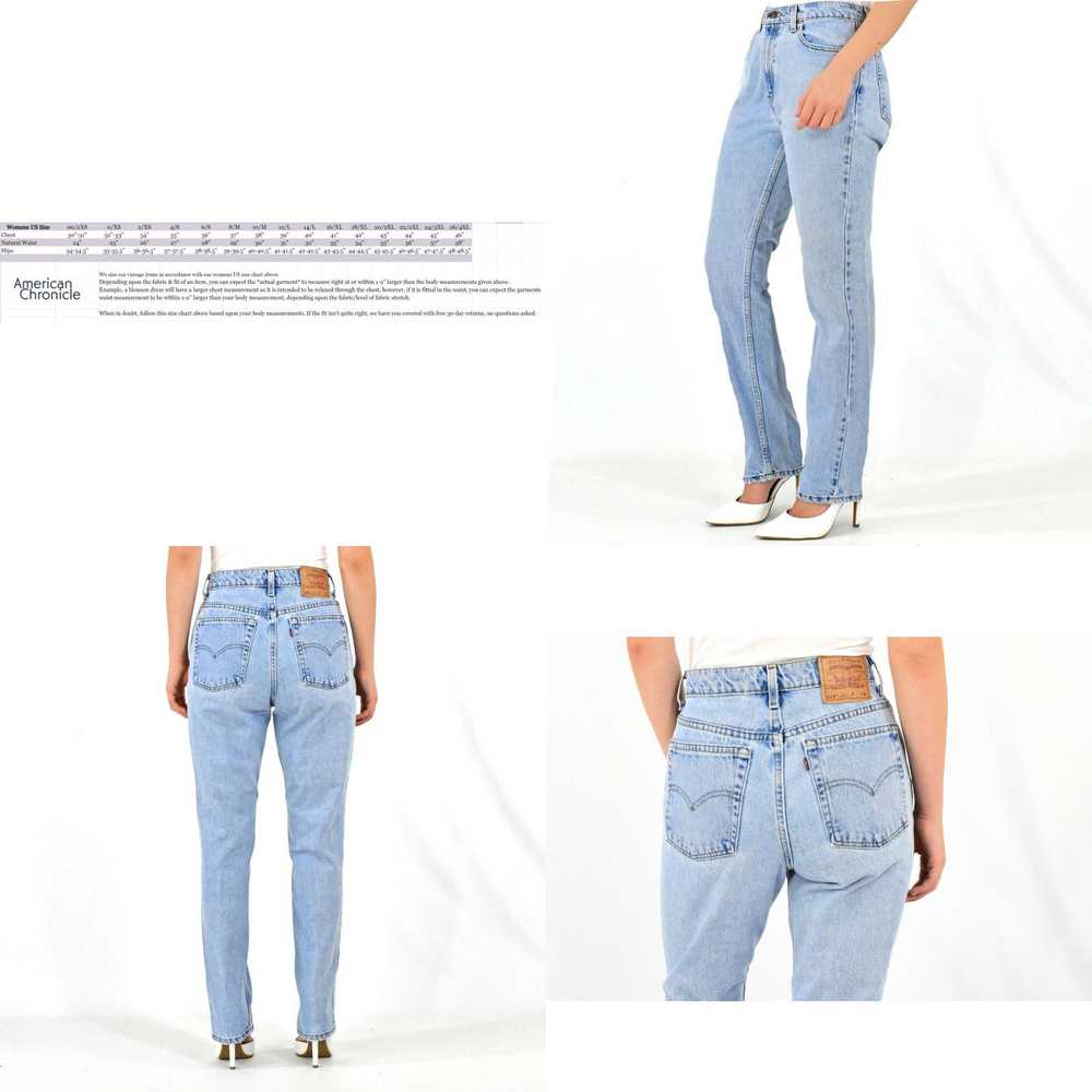 Levi's Vintage Levis Light Wash High Waist Jeans … - image 3