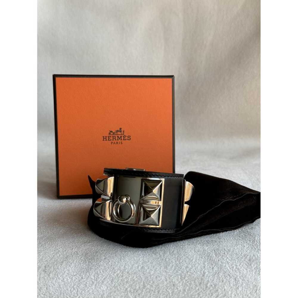 Hermès Collier de chien leather bracelet - image 12