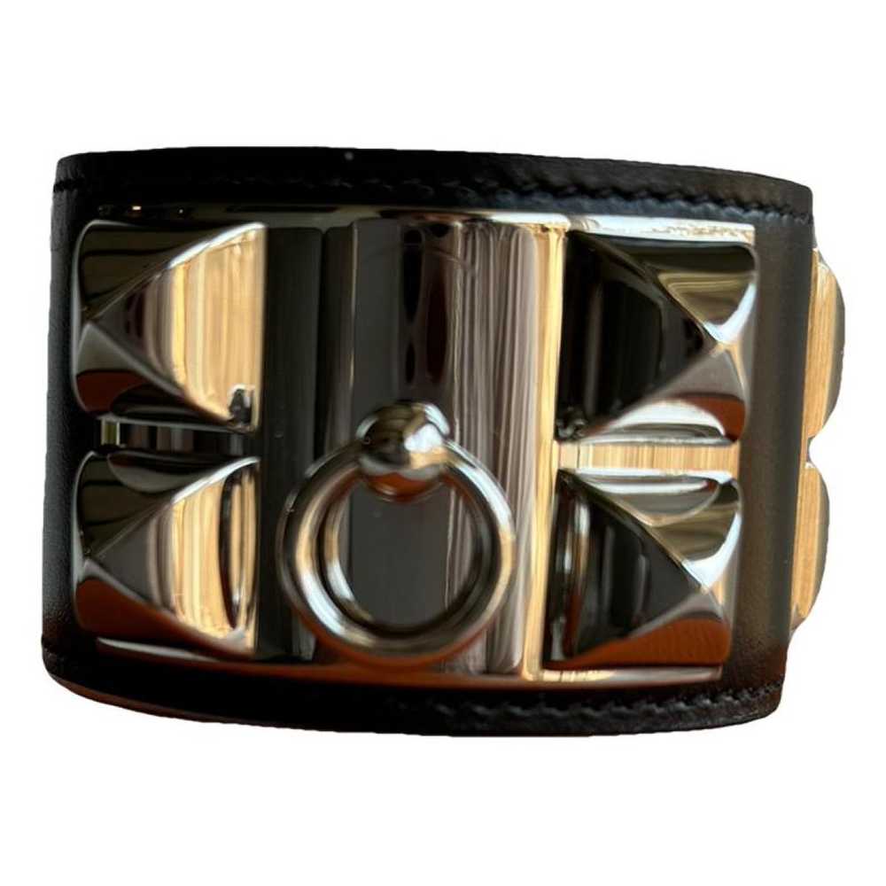 Hermès Collier de chien leather bracelet - image 1