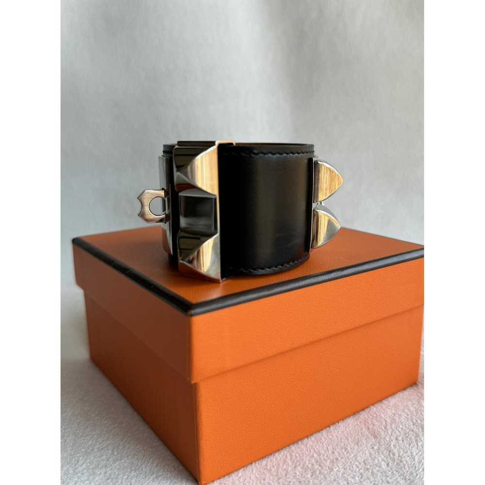 Hermès Collier de chien leather bracelet - image 5