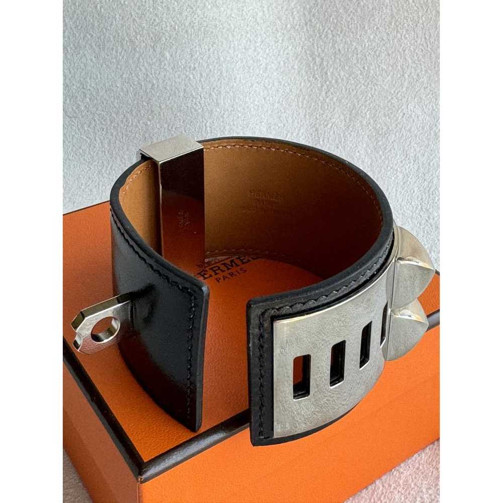 Hermès Collier de chien leather bracelet - image 6