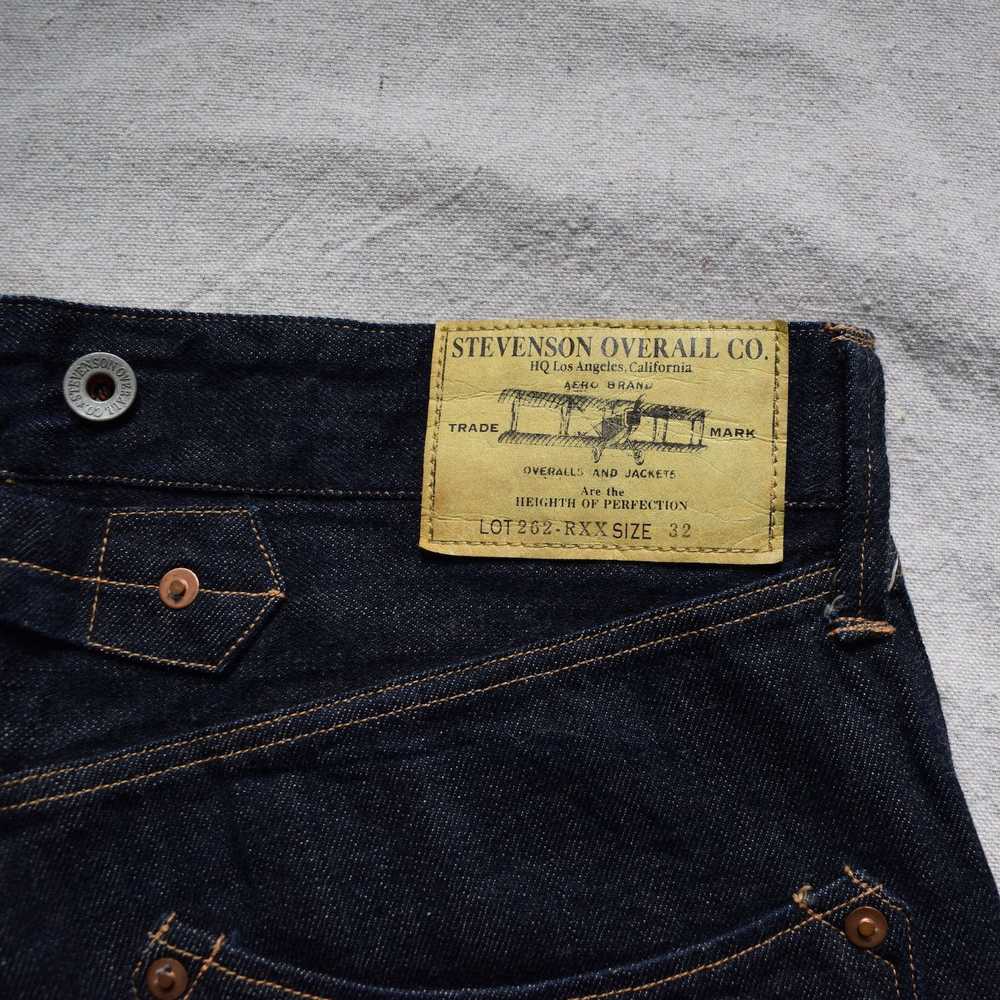 Stevenson Overall Co. 1890's Denim Waist Overalls… - image 7