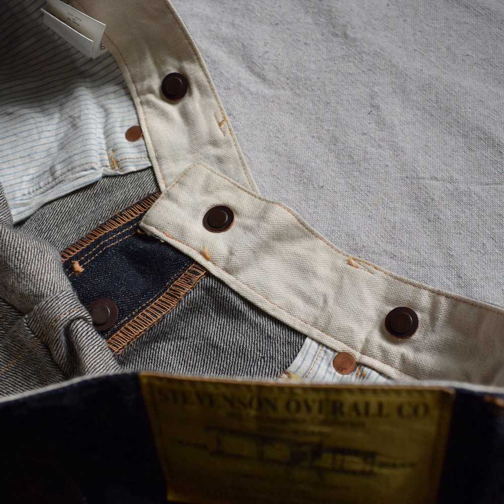 Stevenson Overall Co. 1890's Denim Waist Overalls… - image 8