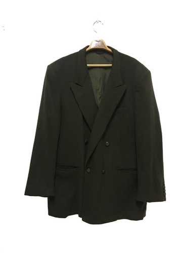 Balenciaga Old Wool Coat Dark Green By Balenciaga