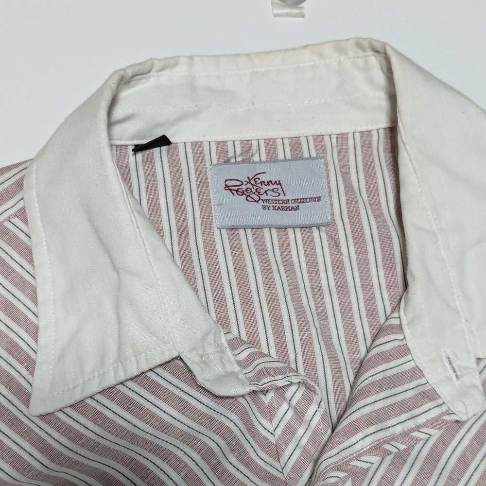 Vintage Kenny Rogers Western Snap Button Down Shi… - image 6