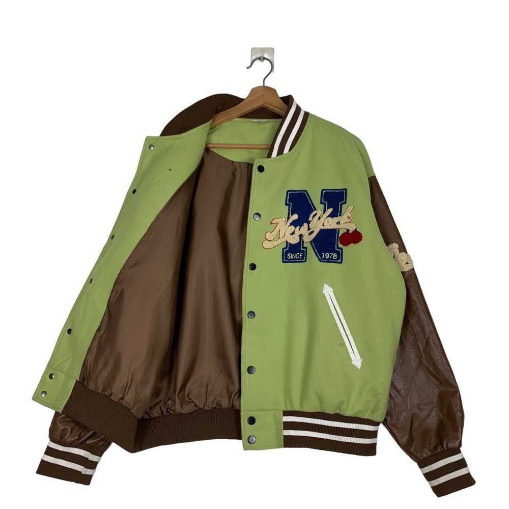 Japanese Brand × Varsity Jacket DLEEPY TOWN Varsi… - image 9