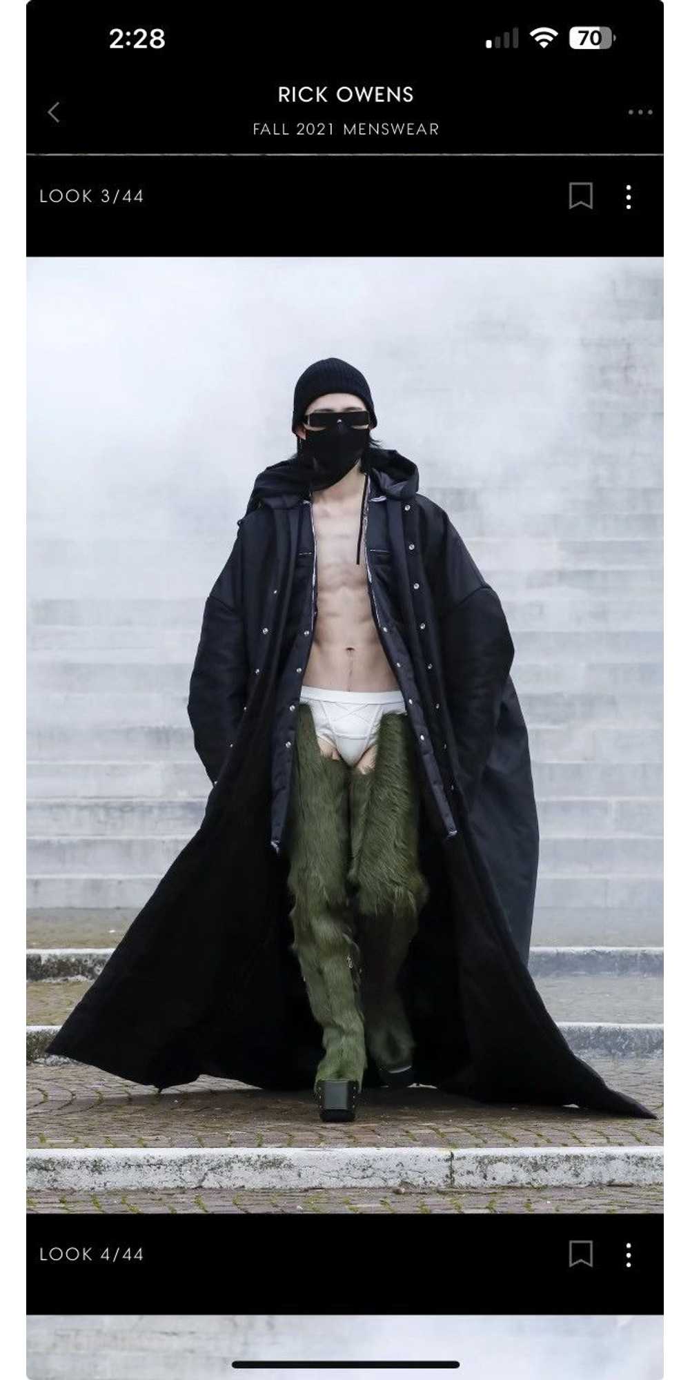 Rick Owens Rick Owens FW21 Gethsmane Thigh High G… - image 4