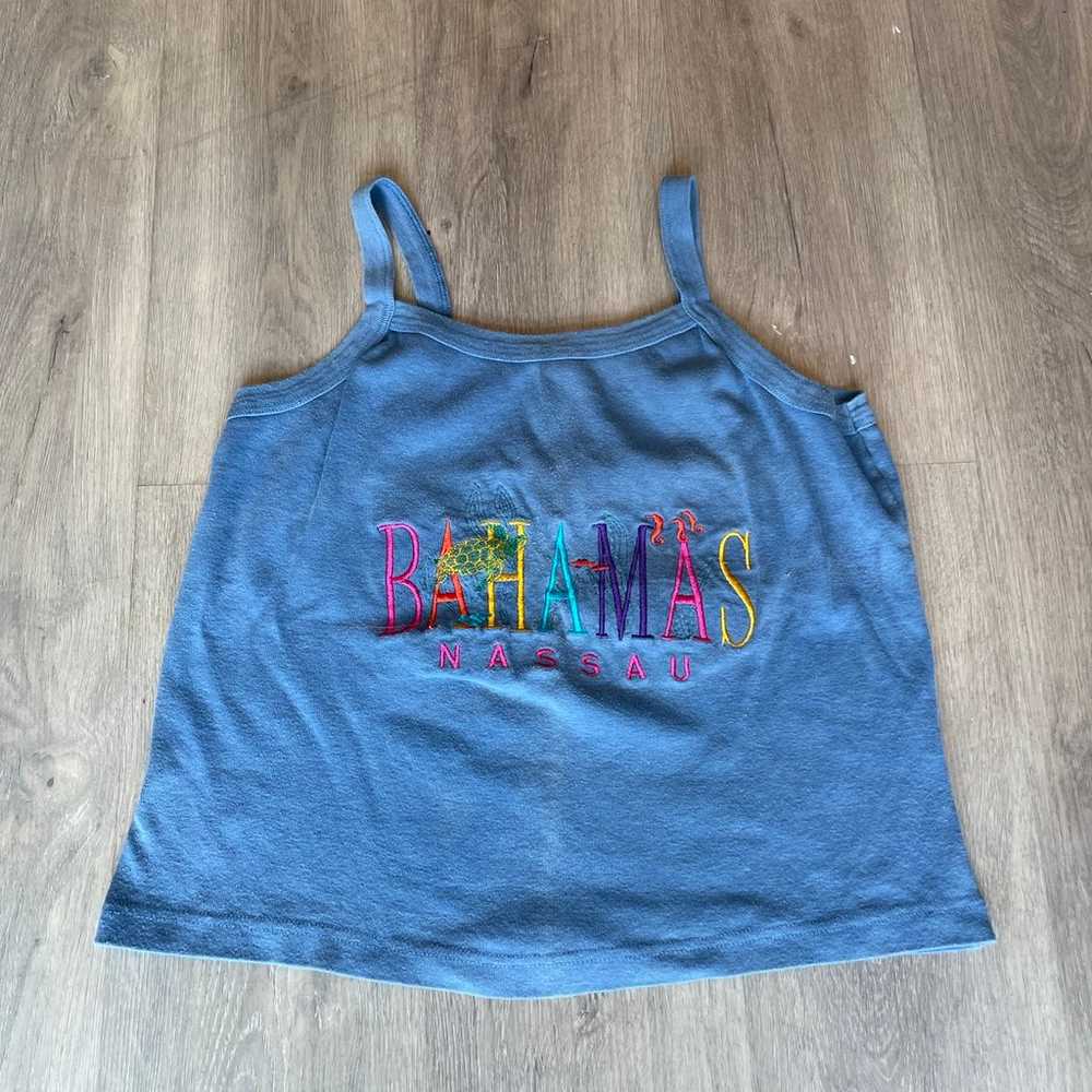 Vintage 90s Bahamas tank top - image 1