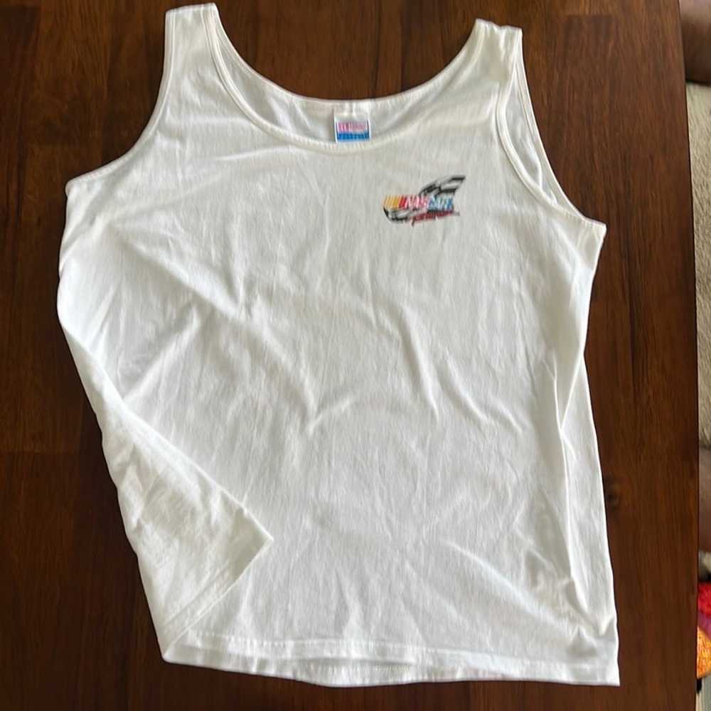 Vintage NASCAR Racing Tank Top. Ladies - image 2