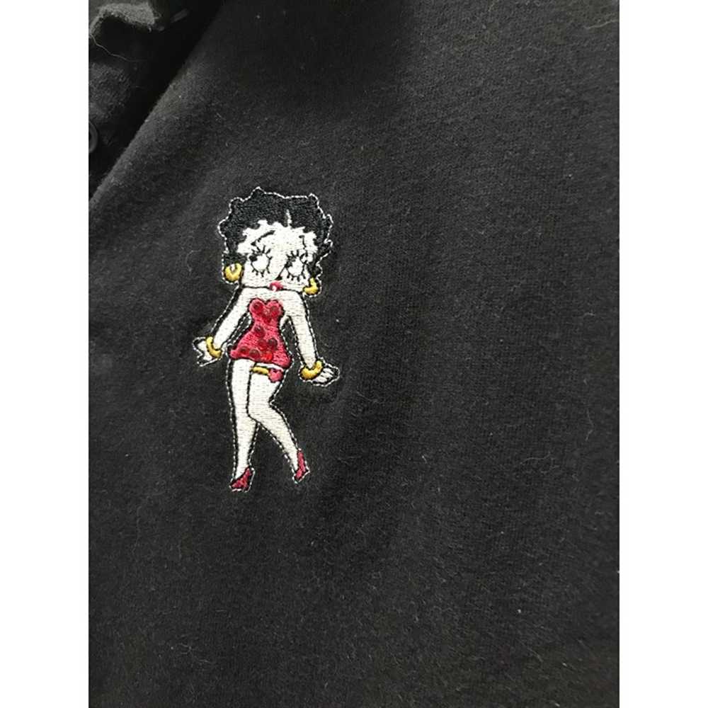 Vintage 00s Betty Boop Red Dress Sleeveless Shirt… - image 2