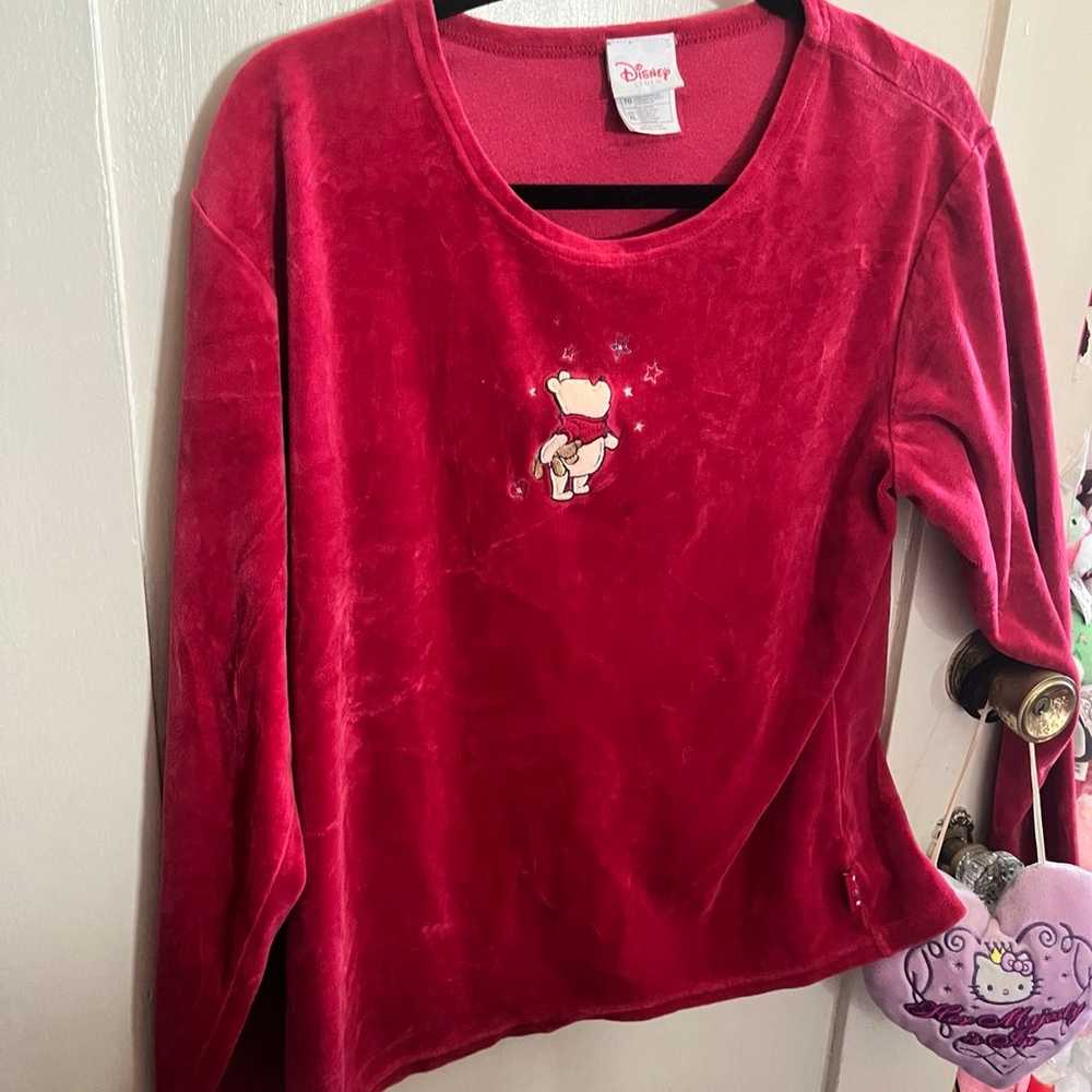 Red Winnie the Pooh long sleeve - image 1