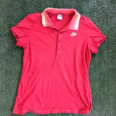 Vintage Red Nike Polo Shirt Women’s XL. - image 1