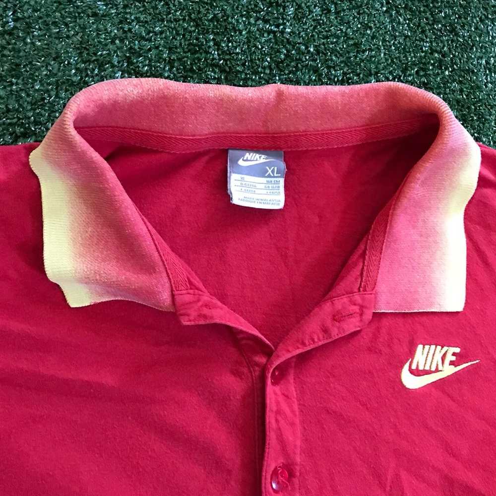 Vintage Red Nike Polo Shirt Women’s XL. - image 2