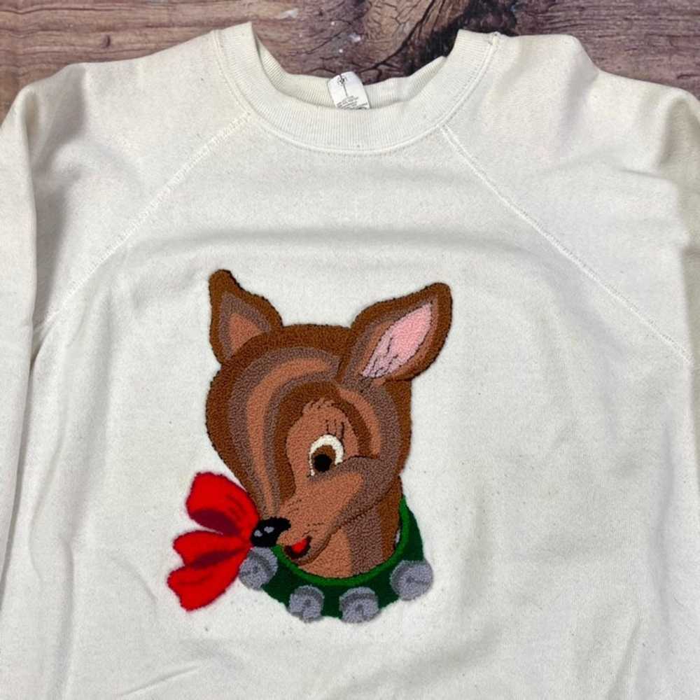 Vintage Rudolph Sweatshirt - image 2