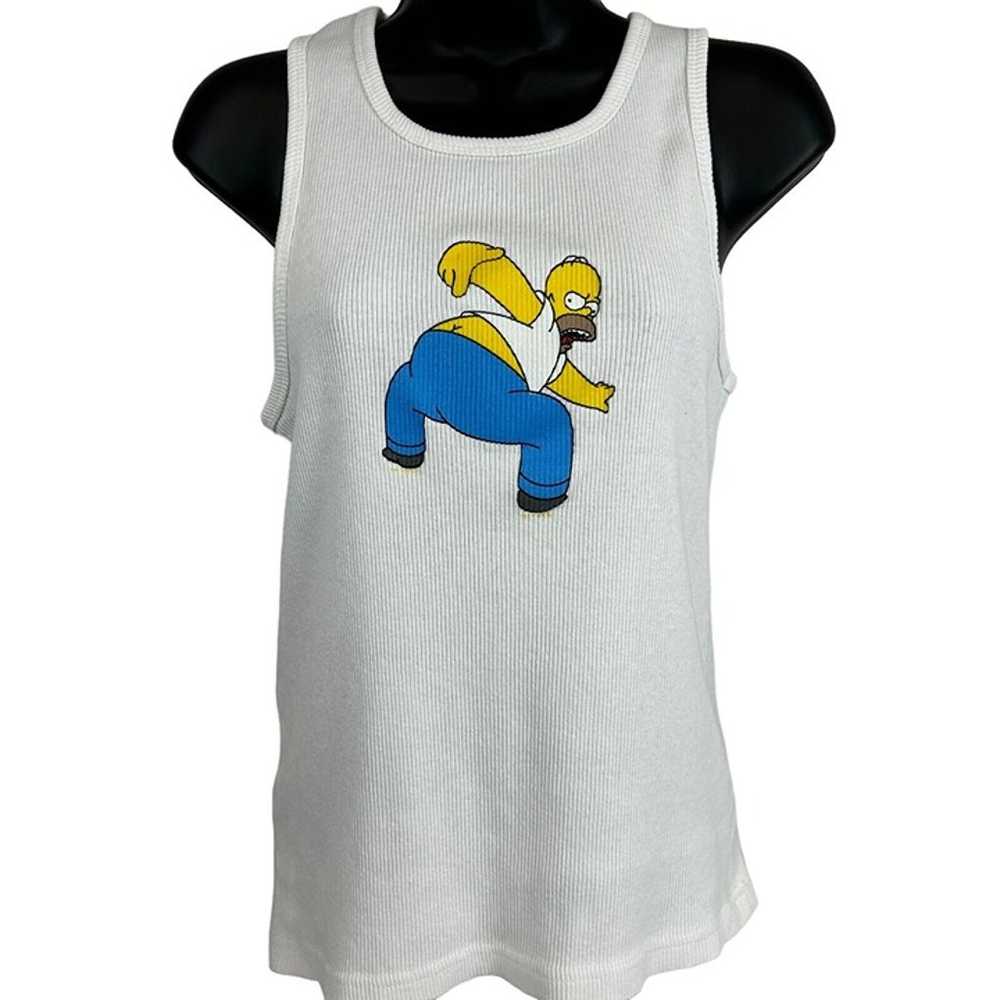 The Simpsons Homer Simpson Vintage 90s Womens Tan… - image 2